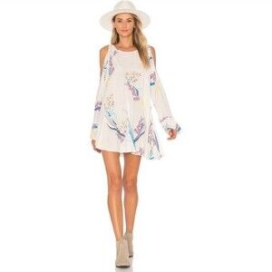 Free People Clear Skies Tunic Top Size Small Vacation Getaway Beach
